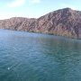 Vue panoramique d'une plage aménegée à côté d'un camping